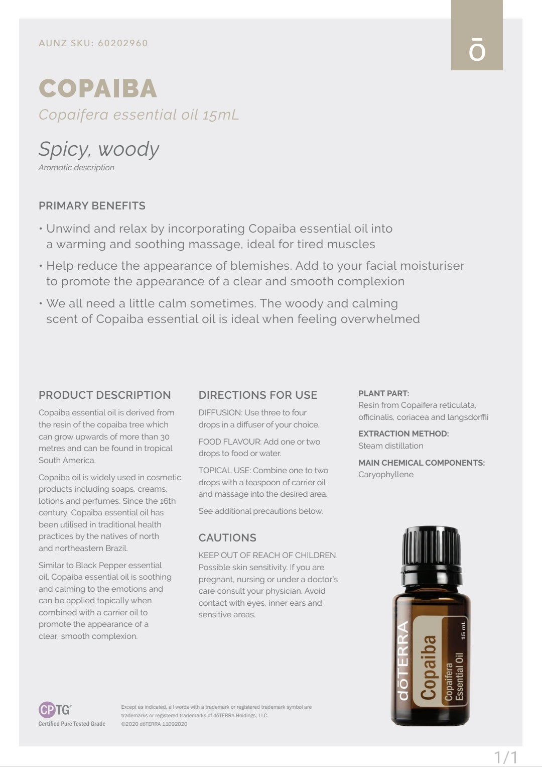 dōTERRA Copaiba 15ml