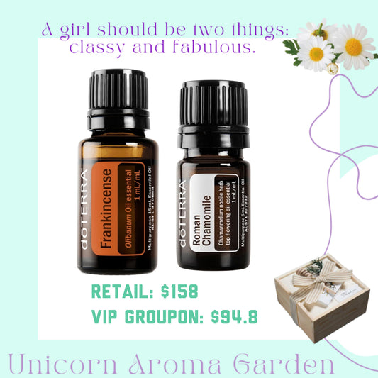 dōTERRA Frankincense 15 ml & Roman Chamomile 5 ml