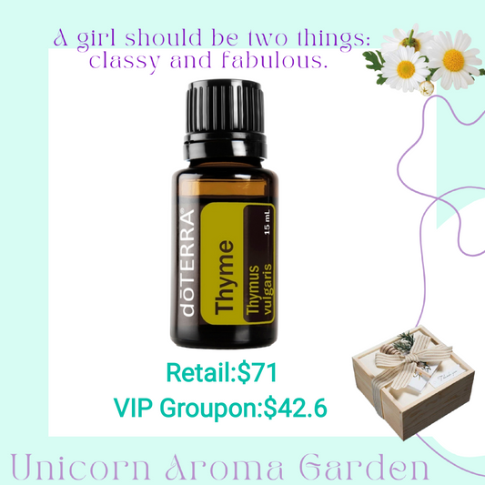 dōTERRA Thyme Oil  Thymus vulgaris 15ml