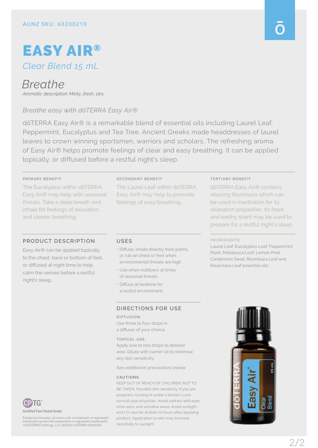 dōTERRA Easy Air 15ml