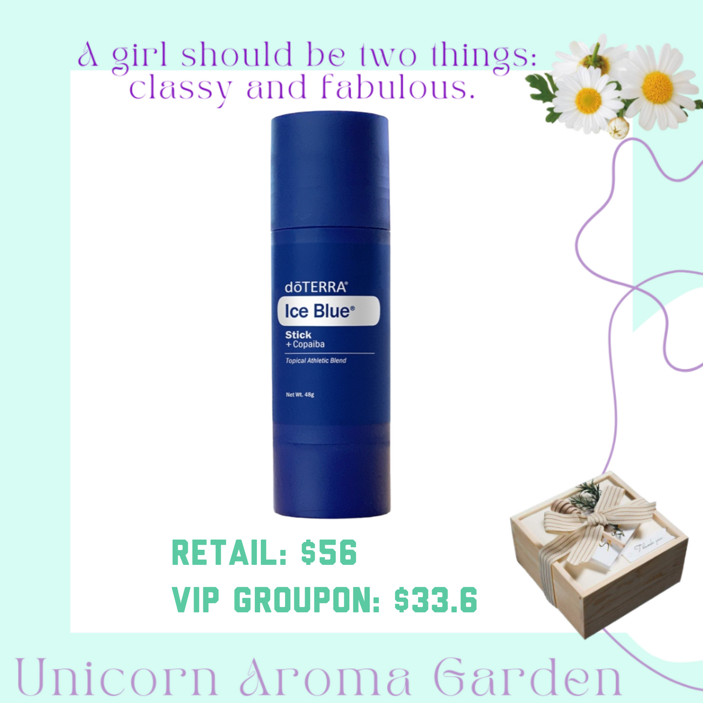 Ice blue sticker 48 g